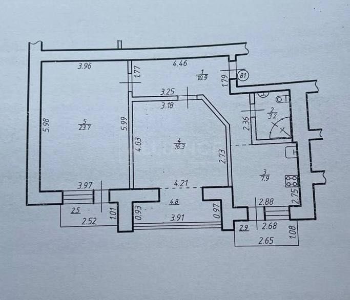 Продається 2х кімнатна квартира в новобудові вул.Коновальця