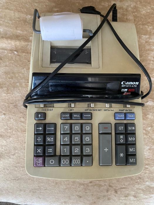Calculadora Canon MP1211 LTS com impressão