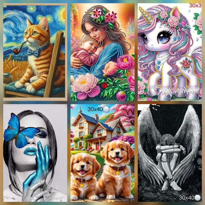 Алмазна мозаїка( вишивка)