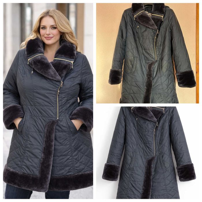 Зимова куртка-пальто  р. 52-54