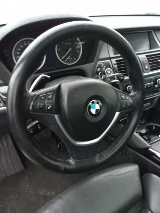 Bmw e70 e71 x5 x6 kierownica z poduszka ( łopatki)