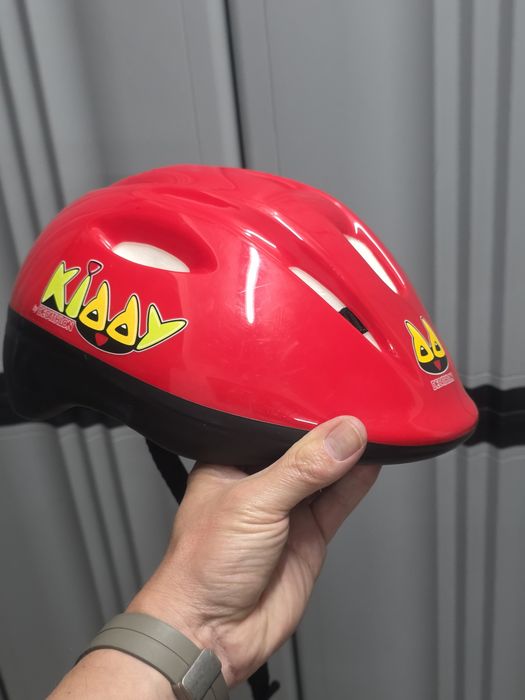 Capacete vermelho crianca Decathlon