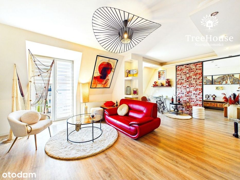 Wyjątkowe 2-poziomowe mieszkanie w centrum