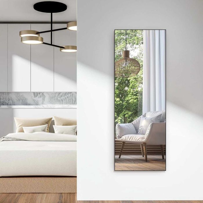 Nowe stojące lustro / lusterko / 60x165CM / HORLIMER / czarne !R191!