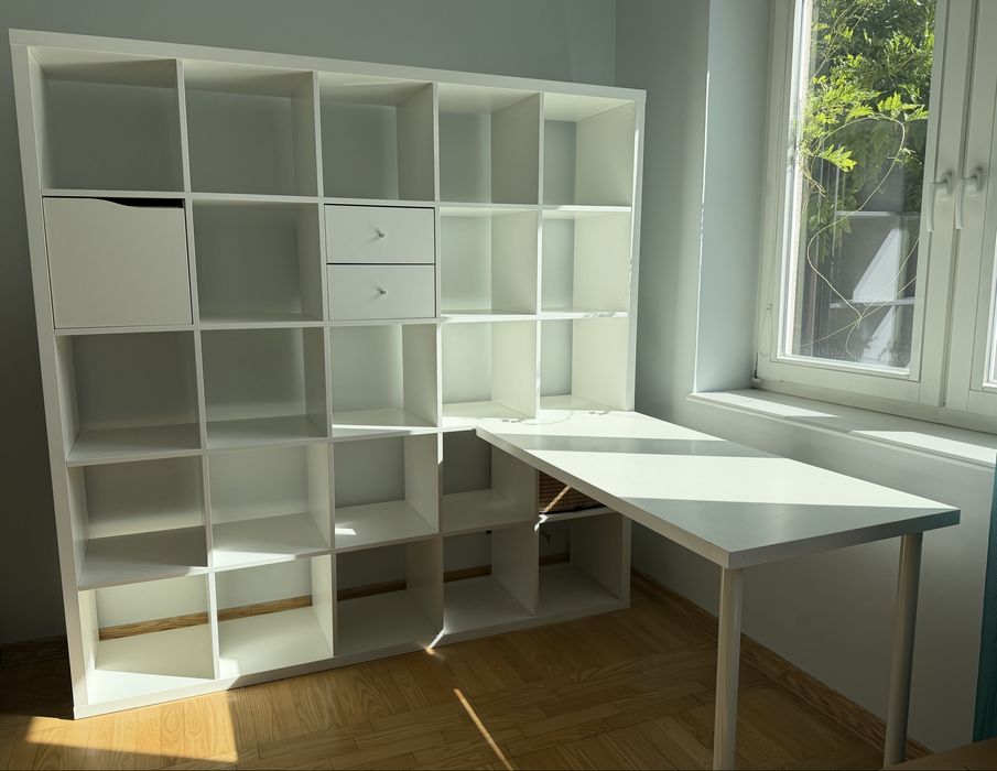 KALLAX z biurkiem Ikea
