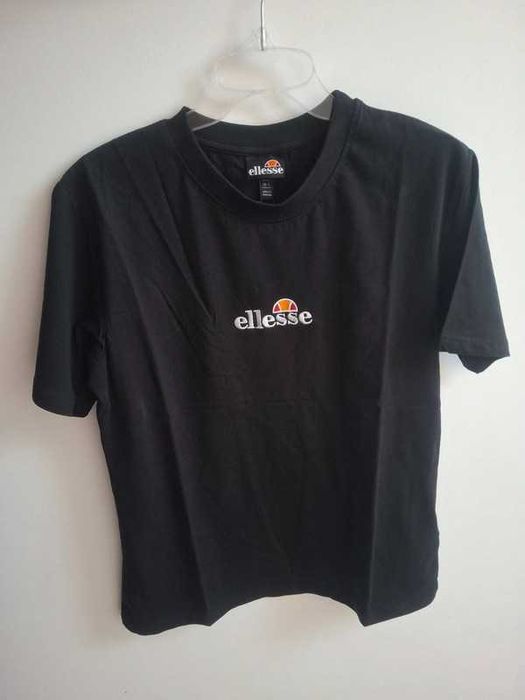 Koszulka t-shirt damski czarny Ellesse L