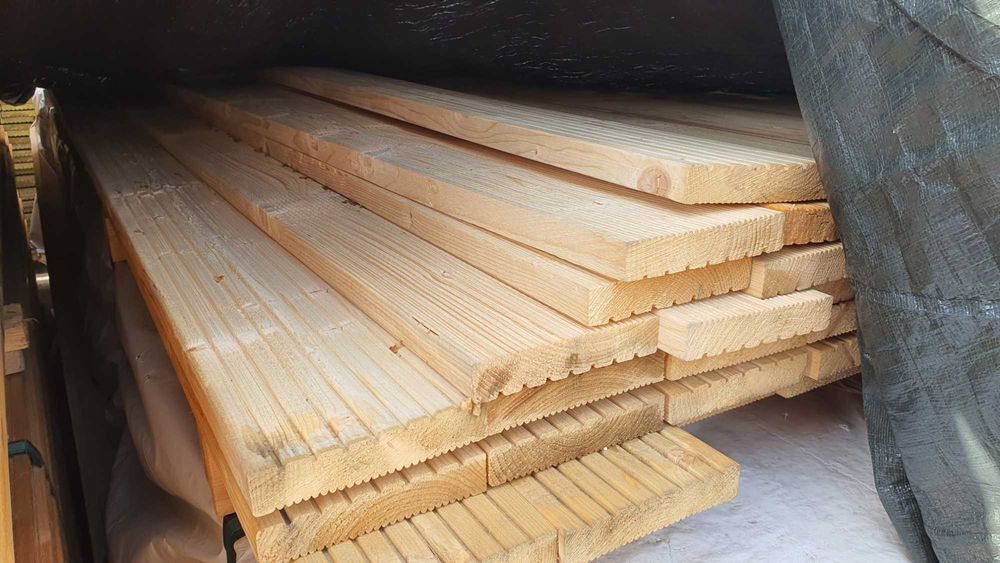 Taras Sosna Surowa 27 x 145 x 4000