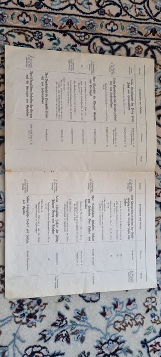 04.09.1913 Dokumenty ze slubu ksiezniczki Augusty Viktorii UNIKAT !!!