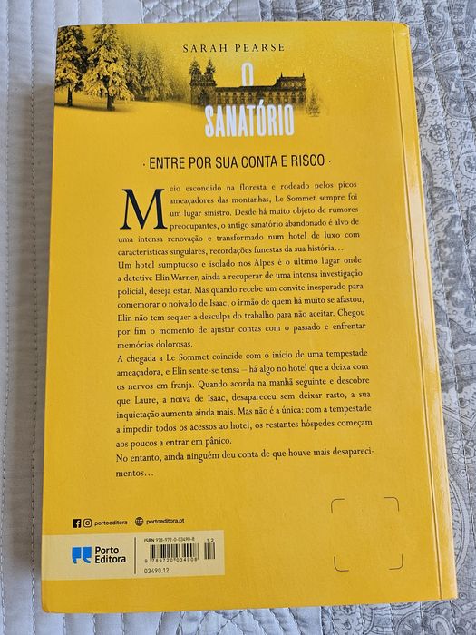 Livro " O sanatório"