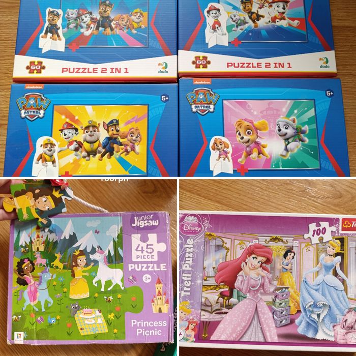Комплект Пазли dodo щенячий патруль принцеси