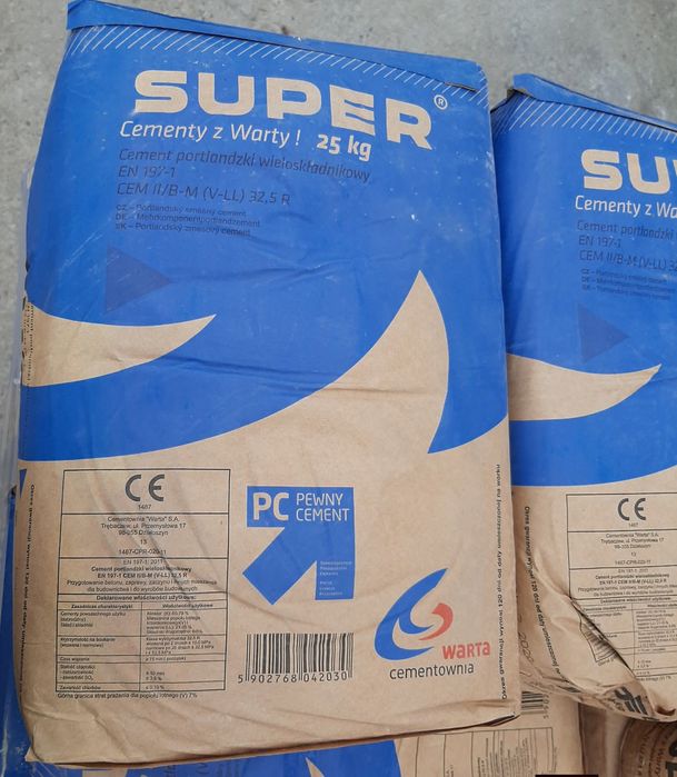 Cement Warta czerwony 42,5 , niebieski 32,5