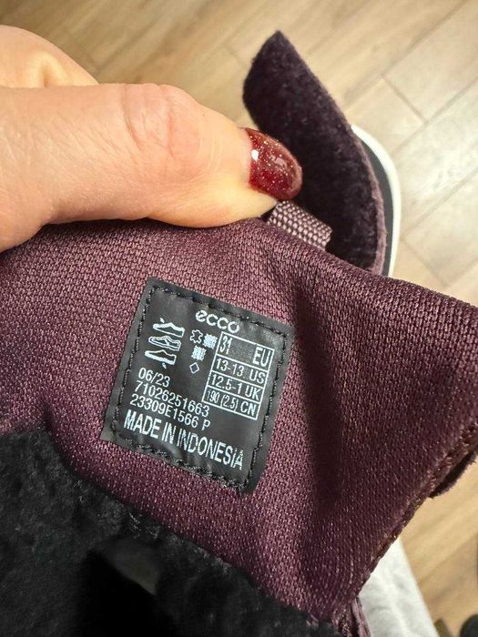 Дитячі зимові чоботи для дівчинки ECCO Snow Mountain 710262 розм. 31