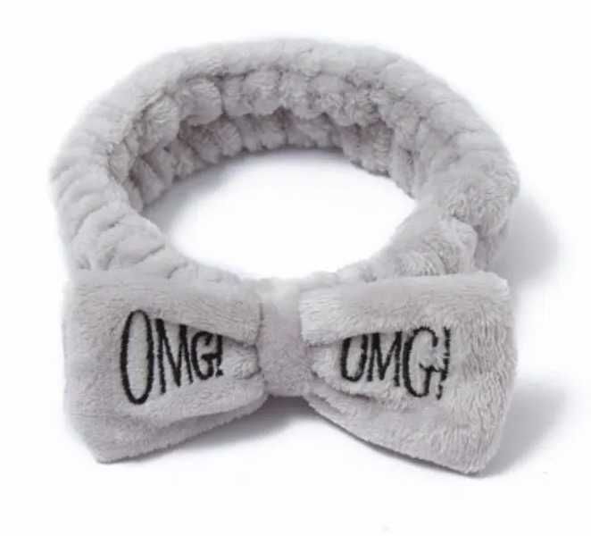 Opaska kosmetyczna OMG! -szara