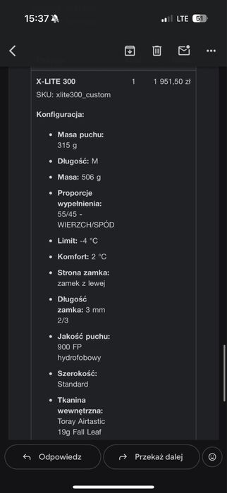 Nowy śpiwór Cumulus X-LITE 300