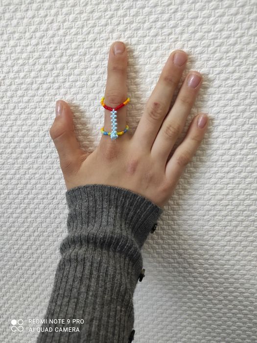 Колечко из бисера