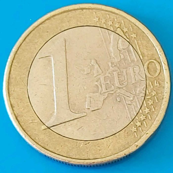 1 Euro de 2002 sem Letra  da Grécia, Mocho