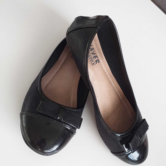Buty balerinki, baleriny rozm 38, dł wkładki 23cm.