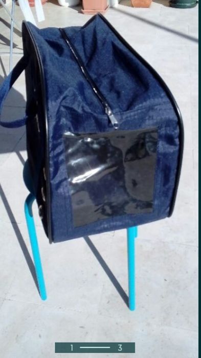 Transportadora desdobrável para animais