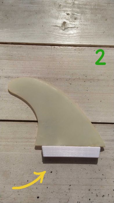 Fin box adapter for old NSP, SURFSERIES and BLUE surf boards