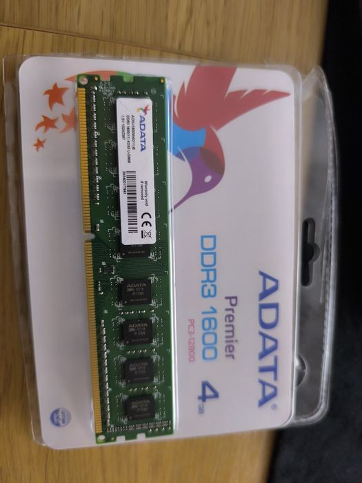 Pamięć RAM Adata 4GB DDR3 1600