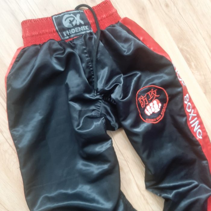 Spodnie kikboxing roz 146 judo karate