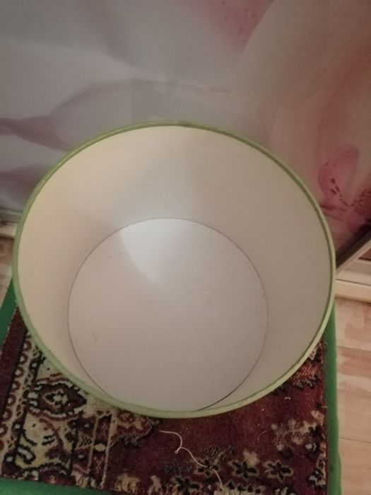 Кашпо для цветов плотный картон салатовый