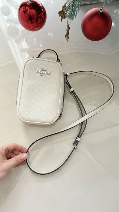 Сумка біла Coach