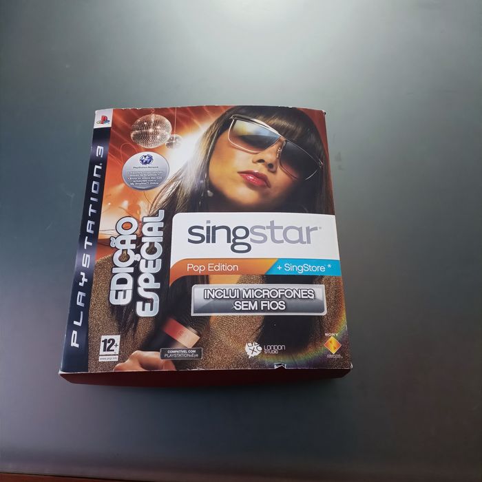 Singstar PS3 - 4 jogos e microfones sem fios