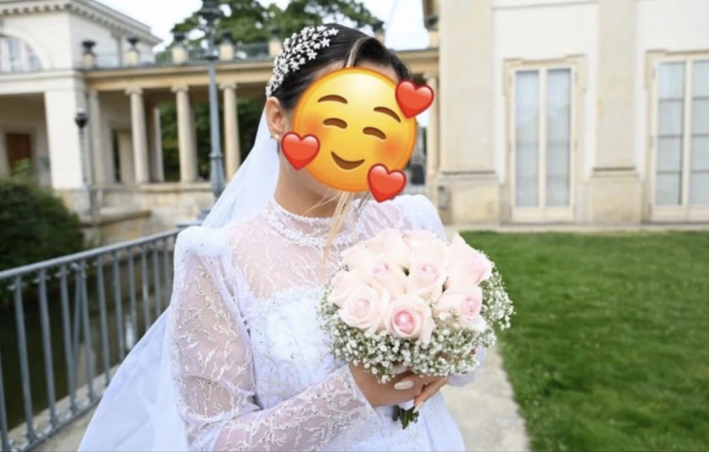 Suknia slubna S M L rozmier