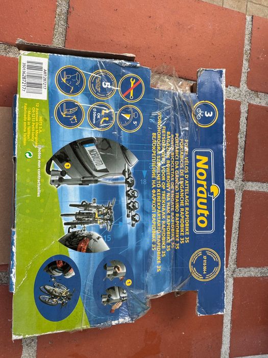 Suporte bicicletas bola de reboque