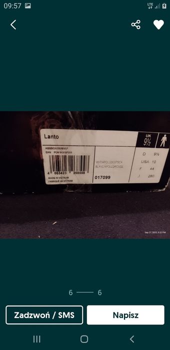 Buty Adidas lento 44