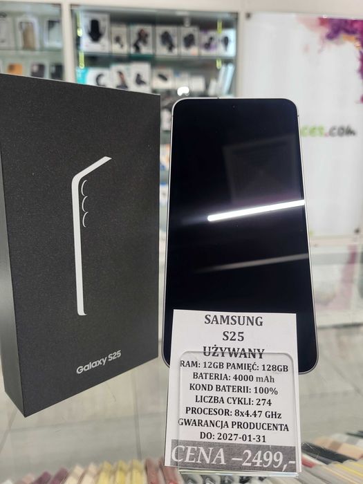 Samsung S25 128GB Gwarancja Producenta! Telakces Felicity *Raty 0%