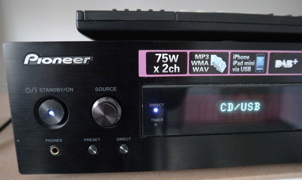 Усилитель ресивер PIONEER SX-P01DAB класса D мощность 75 Ват 4Ом