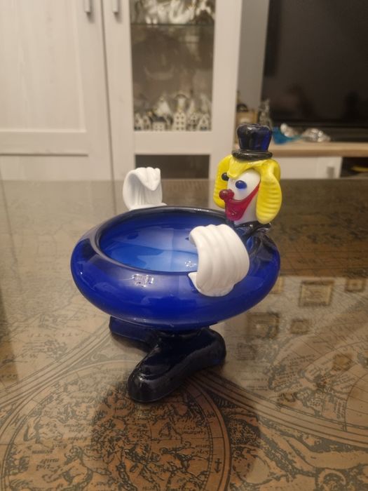 Szkło Murano  - bomboniera klown