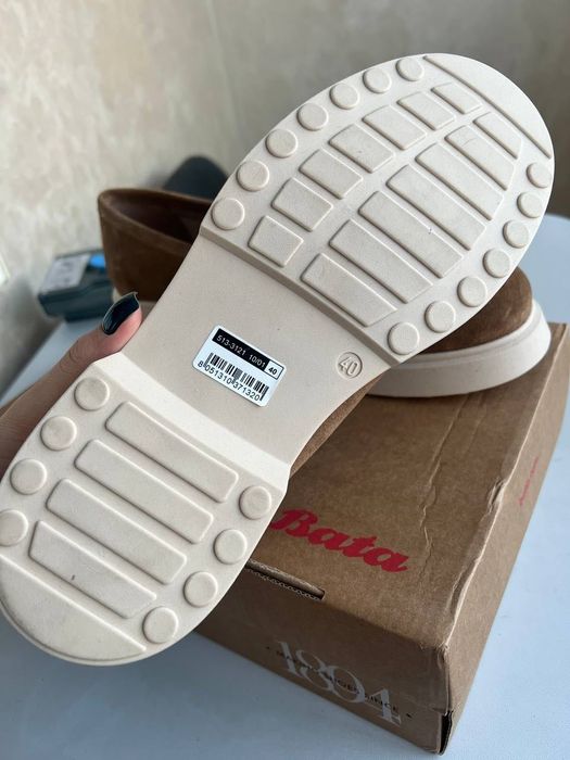 Лоферы замшевые женские