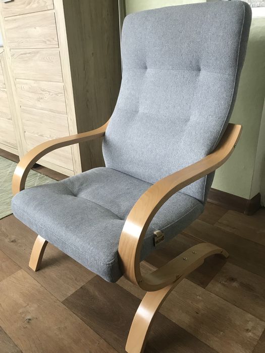 Крiсло «Вейв».колiр сiрий.