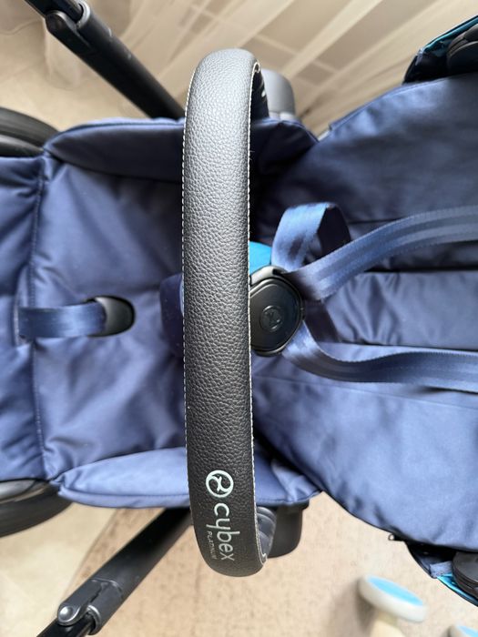 Cybex Priam 4.0 nautical blu,шасі Matt Black