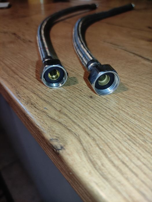 2x Wężyk przyłaczeniowy do bateri 3/8 M10 40cm