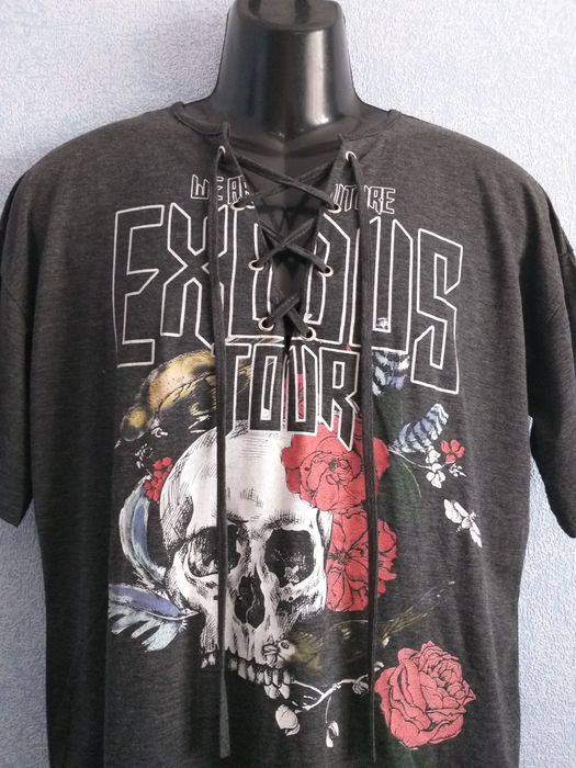 Футболка туніка у рокерскому стилі L-XL