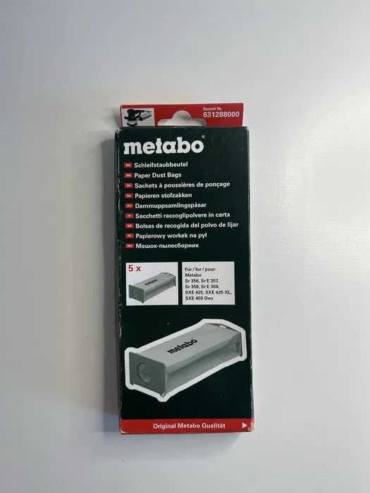 Worki papierowe na pył 5 szt. do Metabo