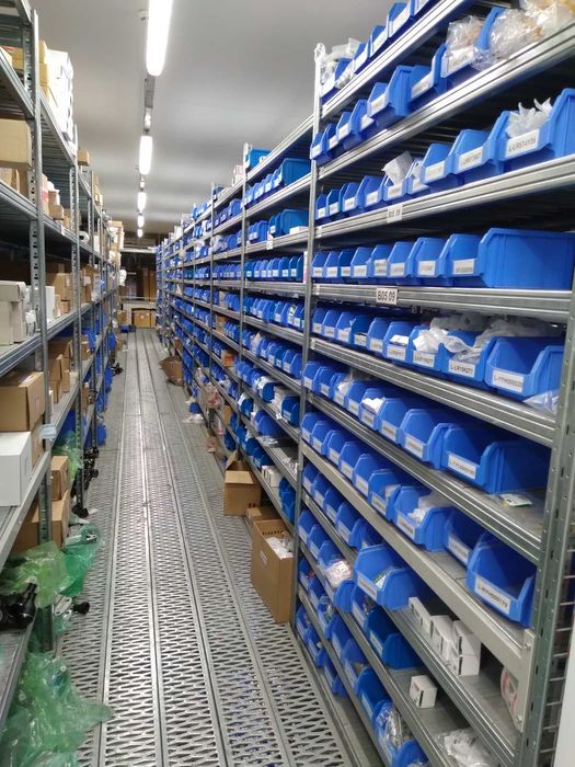 б/у Стелажі зі складу в наявності, Палетні  та поличкові стелажі