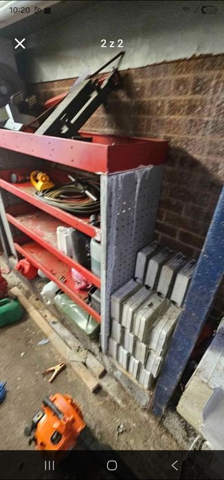 Regal do vana zabudowa