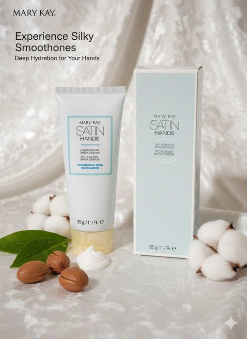 Mary Kay Satin Hands – Krem do rąk z masłem shea (Bezzapachowy)