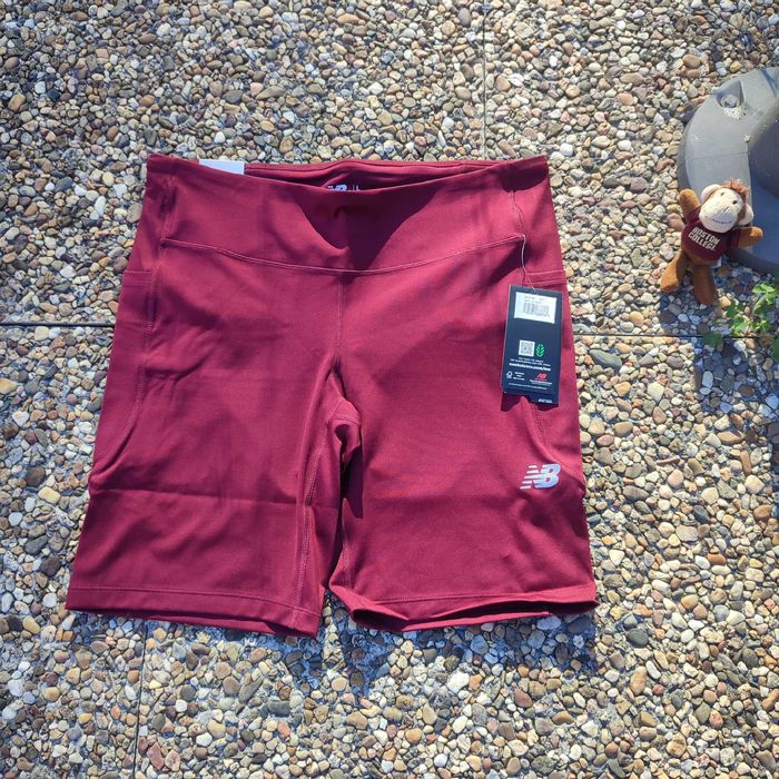 Promoção New Balance Calções Desportivo Femininos Bordeaux Respirável