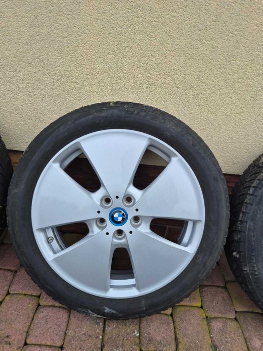 Bmw i3 Felgi Aluminiowe Koła Alufelgi 19" ET43 Komplet opony Bridgestone Zimowe 155/70 R19