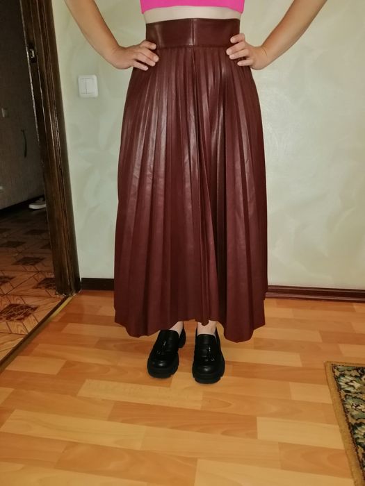 Спідниця ZARA шкіряна