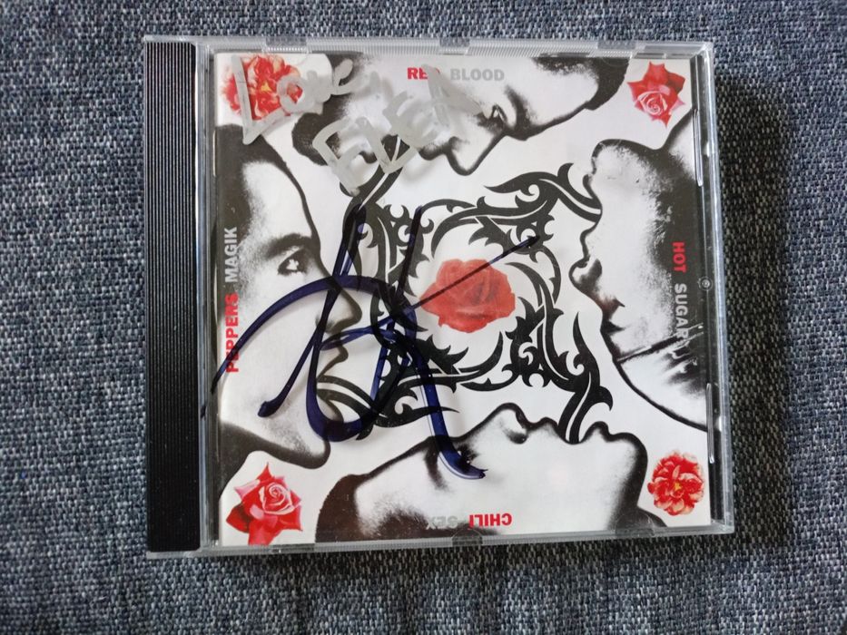 Płyta Red Hot Chilli Peppers Blood Sugar Sex Magik z autografem Anthony Kiedis and Flea