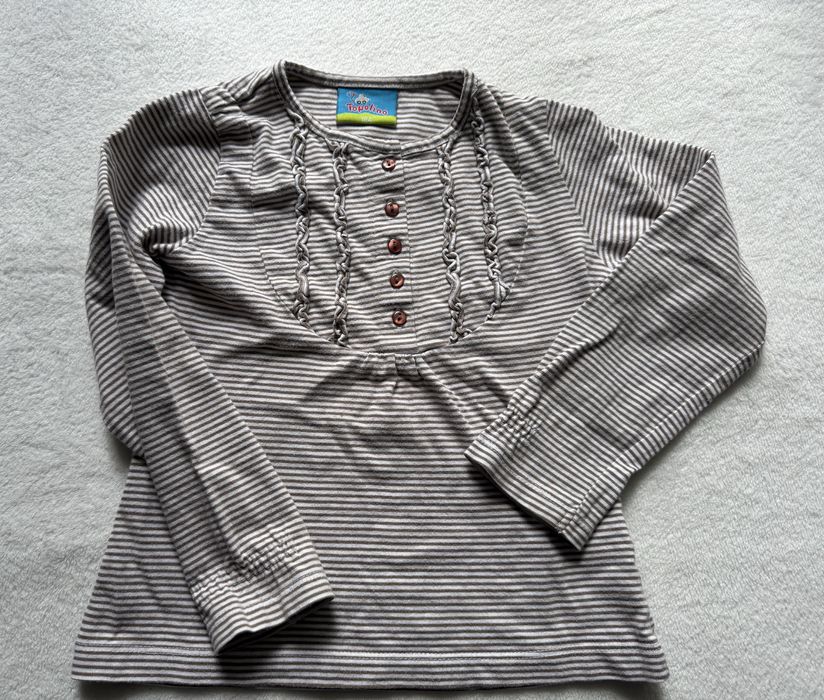 Bluzka Topolino 104 cm prążkowana w paski, 100% bawełna