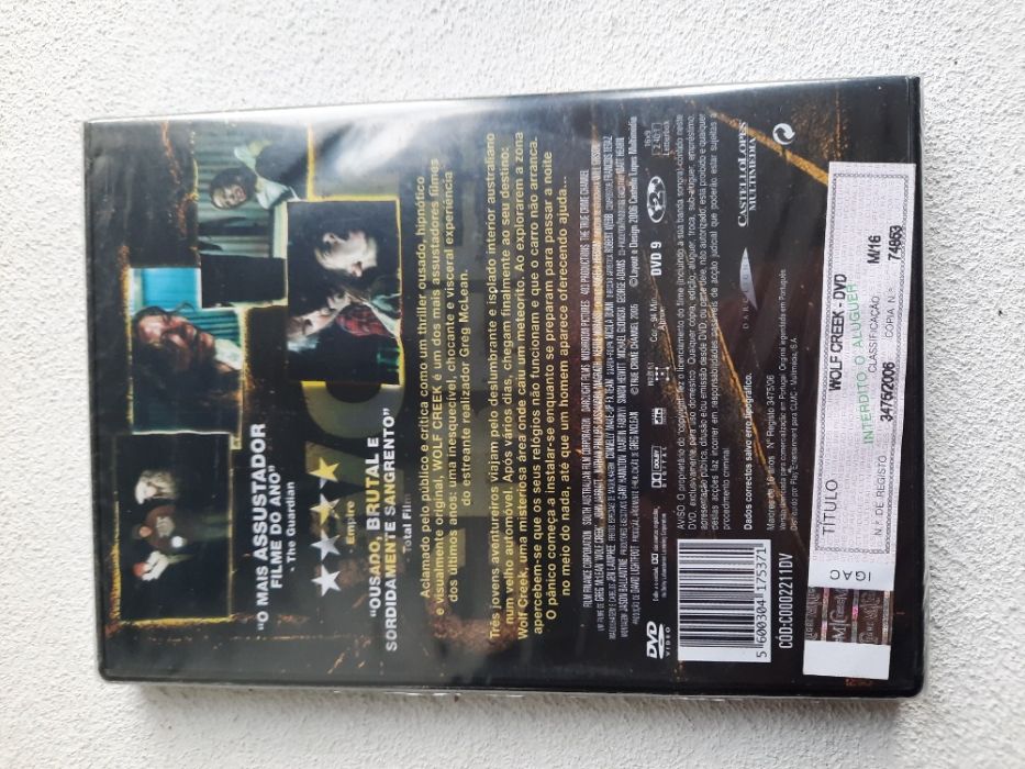 Wolf Creek (DVD) (Selado)