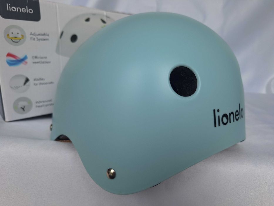 Kask rowerowy dziecięcy Lionelo Blue S 50-56cm BMX rolki